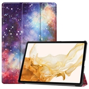 Samsung Galaxy Tab S10+ Tri-Fold Serie Smart Folio Hülle - Galaxie