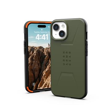 UAG Civilian iPhone 15 Hybrid Hülle - Grün