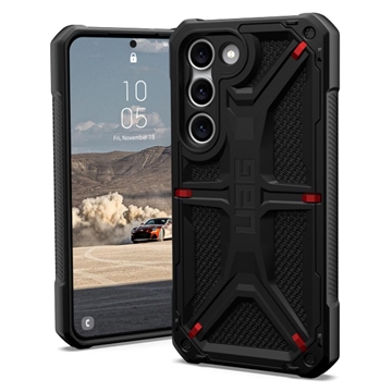 UAG Monarch Kevlar Samsung Galaxy S23+ 5G Hybrid Hülle - Schwarz