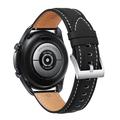 Universal Smartwatch Lederarmband - 20mm - Matt Schwarz