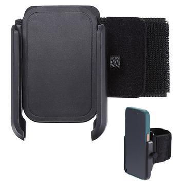 Universal-Sportarmband mit Smartphone-Halterung - 4"-7" - Schwarz