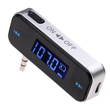 Universeller drahtloser FM-Transmitter mit 3.5mm AUX, LCD-Display