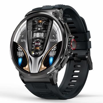 V69 Wasserdichte Smartwatch mit Herzfrequenzmessung - Schwarz