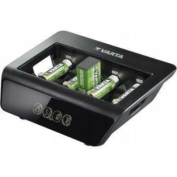 Varta LCD Charger+ Universelles Batterieladegerät - AA/AAA/C/D/9V