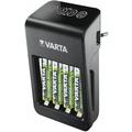 Varta LCD-Stecker-Ladegerät + Batterieladegerät mit 4x R6/AA-Batterien