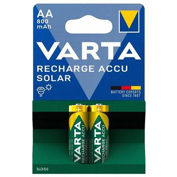 Varta Solar Wiederaufladbare AA-Batterien 800mAh - 2 Stk.