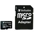 Verbatim Premium U1 MicroSDHC-Karte mit Adapter 44082 - 16GB