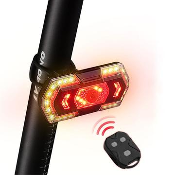 WEST BIKING YP0701348 MTB Fahrrad Rücklicht Wasserdichte Warnlampe für Fahrrad RC Rücklicht mit Lautsprecher