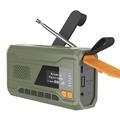 Tragbares Solar-Handkurbel-Notfallradio mit LED-Taschenlampe WR-6D – DAB/FM, 4500mAh (Offene Verpackung - Bulk)