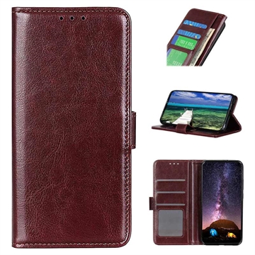 Motorola Moto G53/G13/G23 Wallet Schutzhülle mit Stand-Funktion - Braun