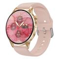 Watch3 pro 1,3" AMOLED Smart Watch mit Metallgehäuse Bluetooth Call Frauen Gesundheitsarmband mit Herzfrequenzmessung - Gold