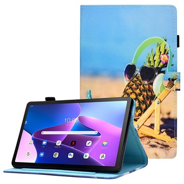 Wonder Serie Lenovo Tab M10 Plus Gen 3 Folio Hülle - Ananas