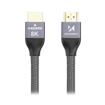 Wozinsky HDMI 2.1 8K 60Hz / 4K 120Hz / 2K 144Hz Kabel - 3m - Grau