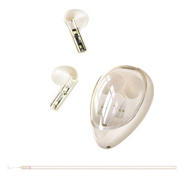 XUNDD X20 Transparent TWS Bluetooth Kopfhörer Wireless Stereo Musik Touch Headset - Aprikose