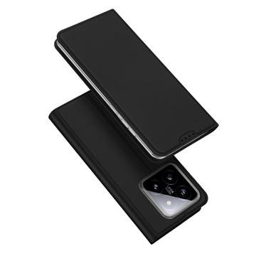 Xiaomi 14 Pro Dux Ducis Skin Pro Flip Hülle - Schwarz