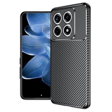 Xiaomi 14T Beetle Karbonfaser TPU Hülle - Schwarz