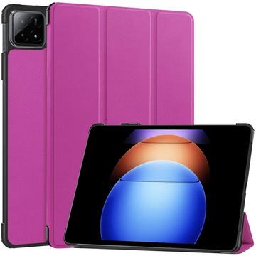 Xiaomi Pad 6S Pro 12.4 Tri-Fold Serie Smart Folio Hülle - Purpur