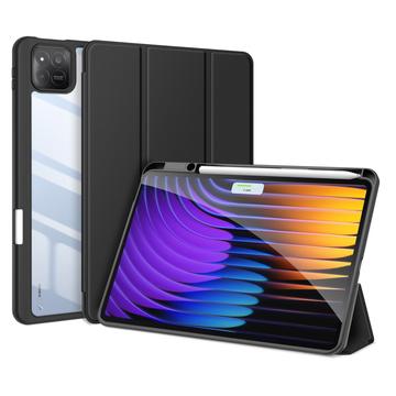 Xiaomi Pad 7/7 Pro Dux Ducis Toby Tri-Fold Smart Folio Hülle - Schwarz