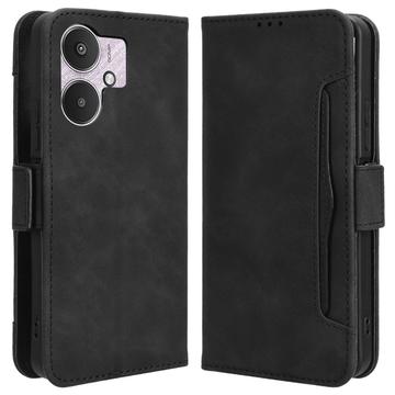 Xiaomi Poco M6/Redmi 13R Cardholder Serie Wallet Hülle - Schwarz