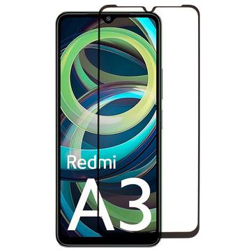 Xiaomi Redmi A3 Full Cover Panzerglas - Schwarz Rand