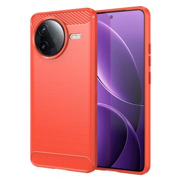 Xiaomi Redmi K80 Gebürstete TPU Hülle - Karbonfaser