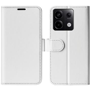 Xiaomi Redmi Note 13 Pro Wallet Hülle mit Magnetverschluss - Weiß