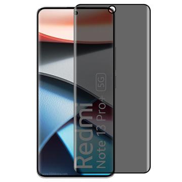 Xiaomi Redmi Note 13 Pro+ Privacy Full Cover Panzerglas - Schwarz Rand