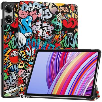 Xiaomi Redmi Pad Pro/Poco Pad Tri-Fold Serie Smart Folio Hülle - Graffiti