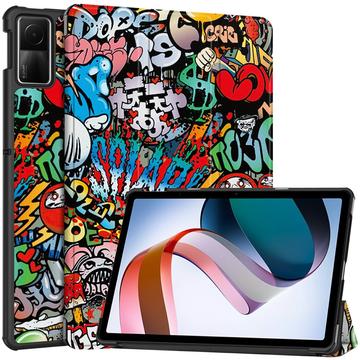 Xiaomi Redmi Pad SE Tri-Fold Serie Smart Folio Hülle - Graffiti