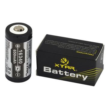 Xtar R-CR123/16340 Wiederaufladbare Batterie 650mAh