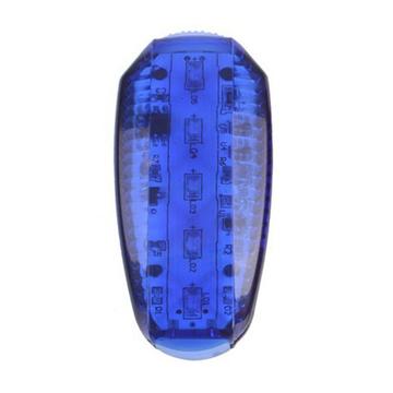 ZTTO WR03 helles LED-Fahrradrücklicht Fahrrad-Taschenlampe Sicherheitswarnung Rücklicht - Blau