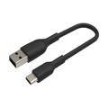 Belkin BOOST CHARGE USB-A / Type-C-Kabel - 15cm - Schwarz