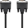 Goobay Dual Link DVI-D Full HD Kabel - 1.8m - Vernickelter - Schwarz