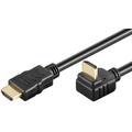 Goobay 270-Grad Abgewinkelt HDMI 2.0 Kabel mit Internet - 1.5m - Schwarz