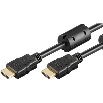 Goobay HDMI 2.0 Kabel mit Internet - Ferritkern - 15m