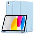 iPad 2022/2025 Tech-Protect SmartCase Pen Dreifach faltbare Folio-Hülle - Himmelblau