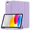 iPad (2022) Tech-Protect SmartCase Pen Dreifach faltbare Folio-Hülle - Violett