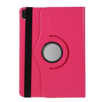 iPad Air 11 (2024) 360 Rotierende Folio Hülle - Hot Pink