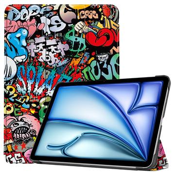 iPad Air 13 (2024) Tri-Fold Serie Smart Folio Hülle - Graffiti