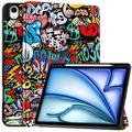 iPad Air 13 (2025) Tri-Fold Series Smart Folio Hülle - Graffiti