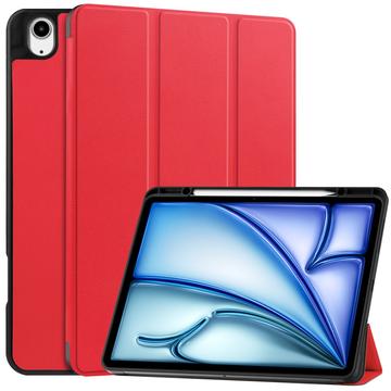 Pad Air 13 (2025) Tri-Fold Series Smart Folio Hülle - Rot