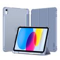 iPad (2022) Tech-Protect SmartCase Pen Hybrid Tri-Fold Folio Hülle - Kristallblau