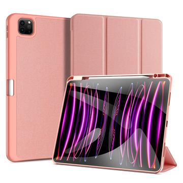 iPad Pro 13 (2024) Dux Ducis Domo Tri-Fold Smart Folio Hülle - Rosa