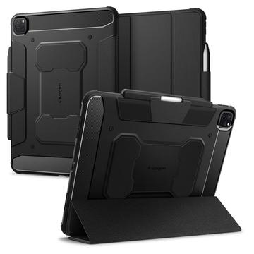 iPad Pro 13 (2024) Spigen Rugged Armor Pro Folio Hülle - Schwarz