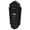 iPega P5036 PS5 USB Hub - 5xUSB-A, 1xUSB-C - Schwarz