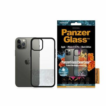 iPhone 12/12 Pro PanzerGlass ClearCase Antibakterielle Hülle - Schwarz / Durchsichtig