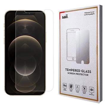 Saii 3D Premium iPhone 12/12 Pro Panzerglas - 9H - 2 Stk.