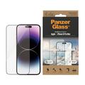 iPhone 14 Pro Max PanzerGlass Ultra-Wide Fit Anti-Reflective EasyAligner Panzerglas - Schwarz Rand