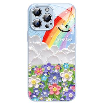 iPhone 13 Pro Lächeln & Regenbogen Hybridhülle