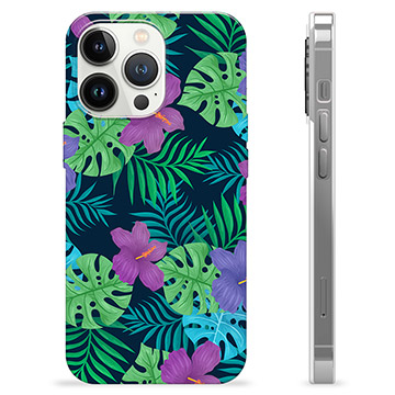 iPhone 13 Pro TPU Hülle - Tropische Blumen